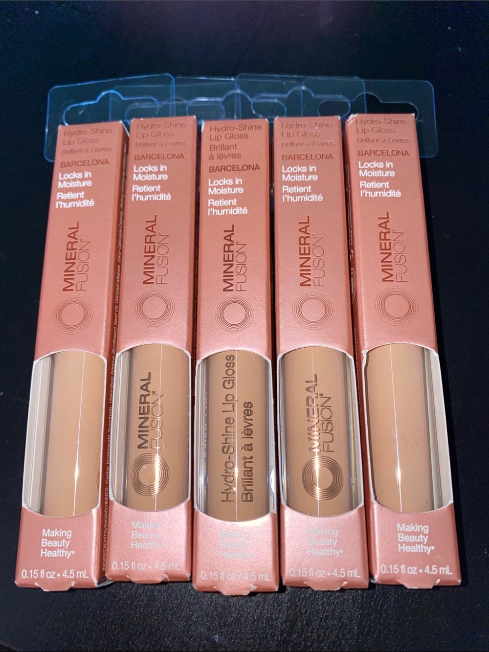 Mineral Fusion Hydro Shine Lip Gloss BARCELONA Set